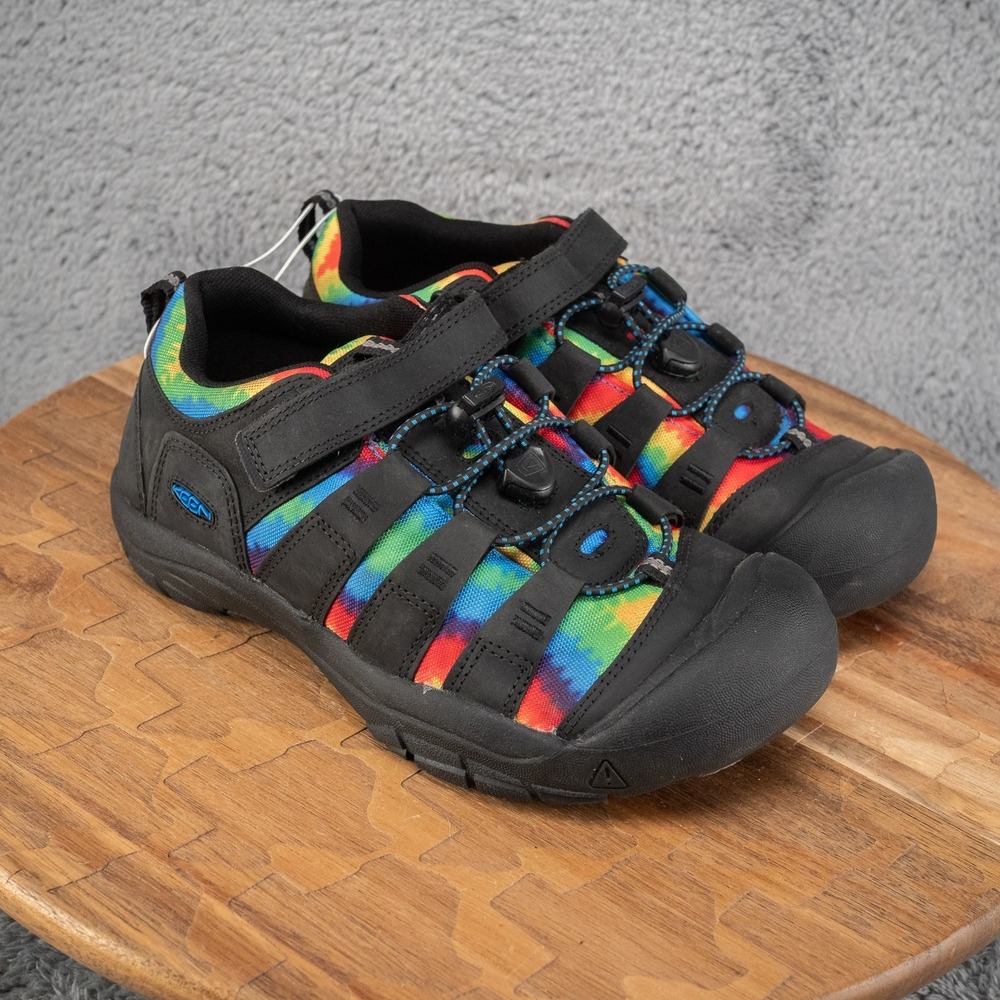 Keen Newport Rainbow Tie Dye Outdoor Sandals Shoes #1025503 Youth Size 4
